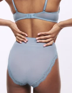 3Pk Jasmine Lace High Waist High Leg Brief