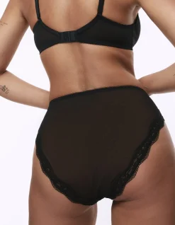3Pk Jasmine Lace High Waist High Leg Brief