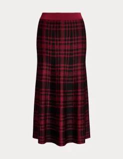 PLAID SWEATER SKIRT