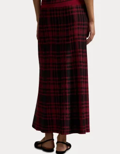 PLAID SWEATER SKIRT