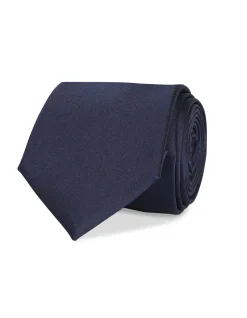 Plain Satin Classic Navy Tie