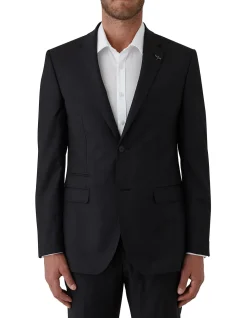 PLAIN TWILL SUIT JACKET