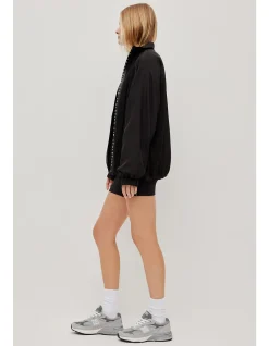 Pleated Logo Jacket