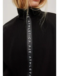 Pleated Logo Jacket