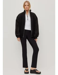 Pleated Logo Jacket