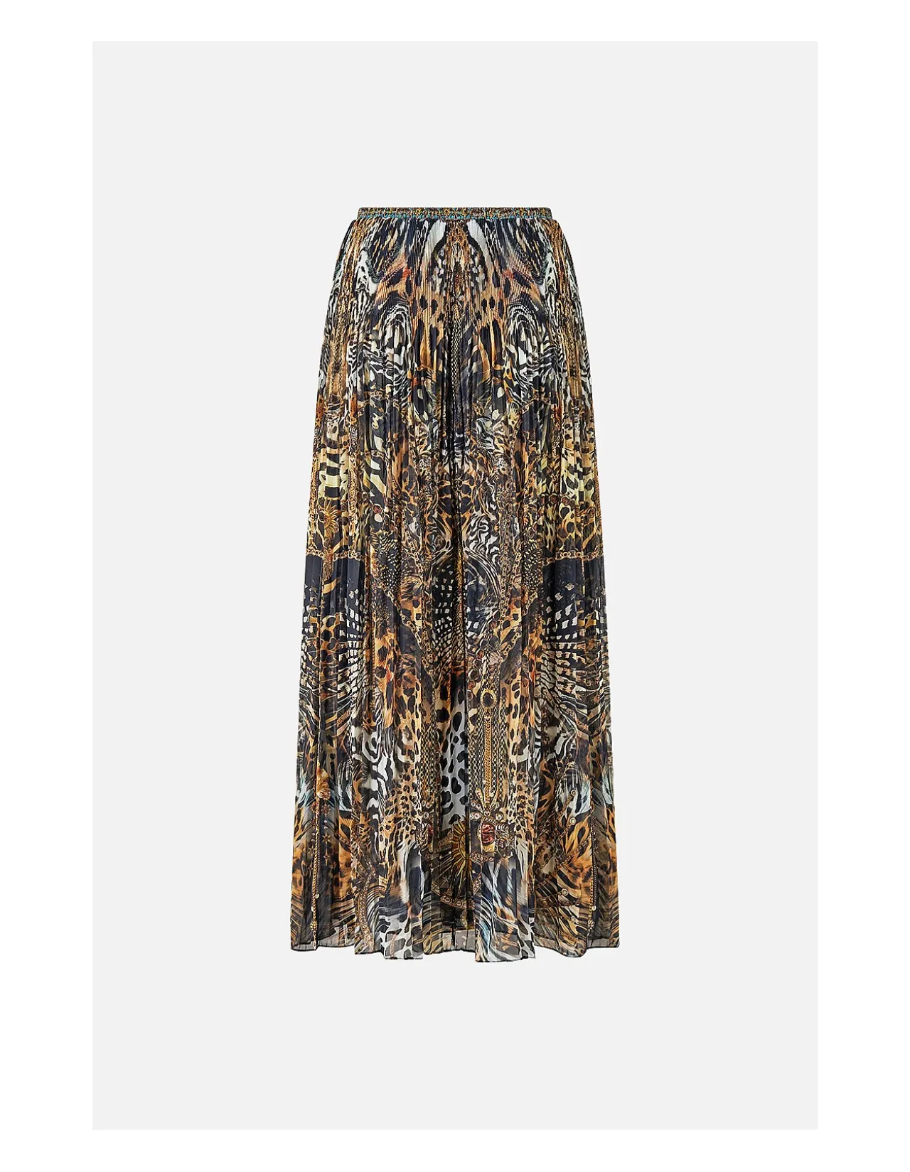 PLEATED MIDI SKIRT