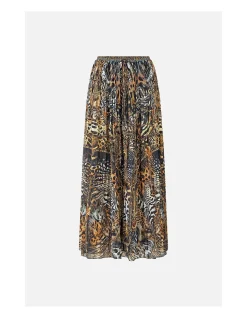 PLEATED MIDI SKIRT