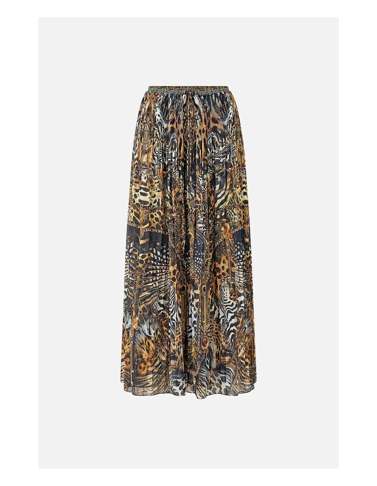 PLEATED MIDI SKIRT
