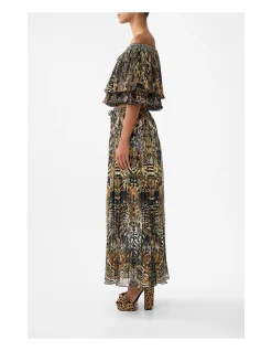PLEATED MIDI SKIRT
