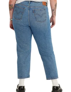 501 Plus High Rise Crop Straight Jeans