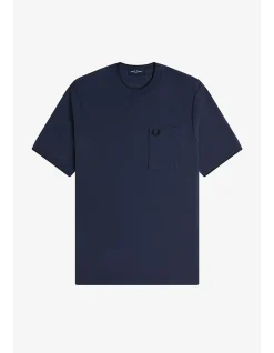POCKET DETAIL PIQUE T SHIRT