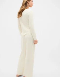 POINTELLE TOP AND PANT PJ SET