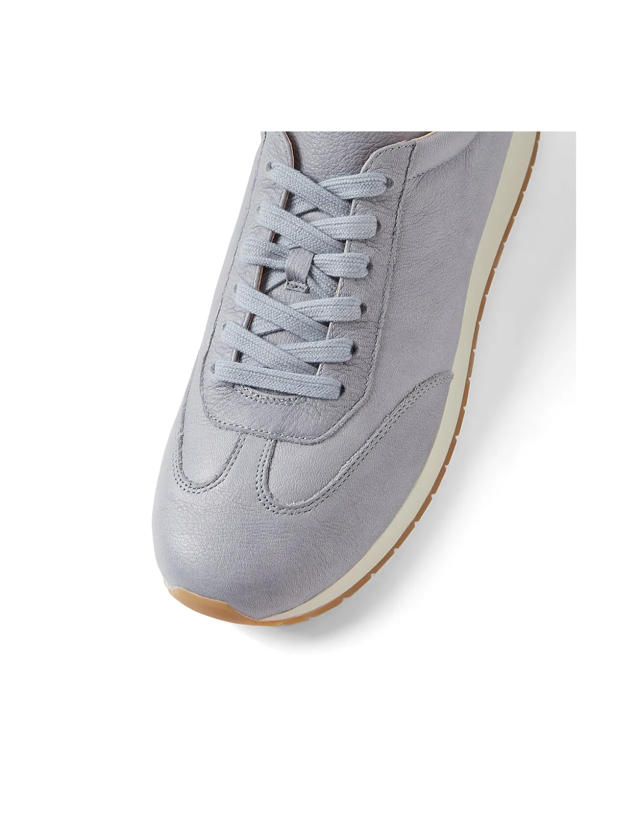 Pollins Soft Leather Lace Up Sneakers