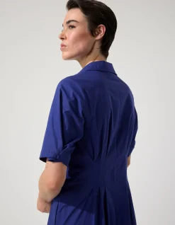 POPLIN MIDI SHIRTDRESS
