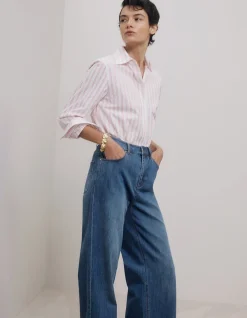Poplin Twin Stripe Shirt