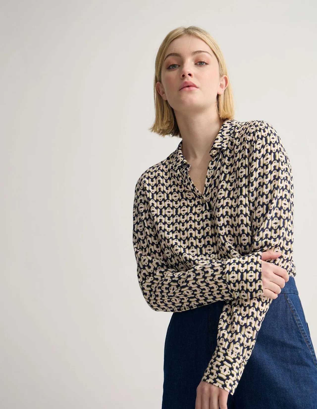 POPPY PRINTED BLOUSE