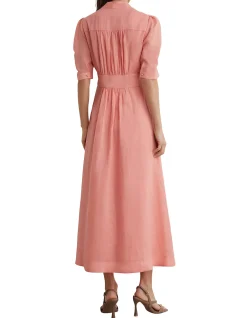 Poppy Short Sleeve Midi Dress