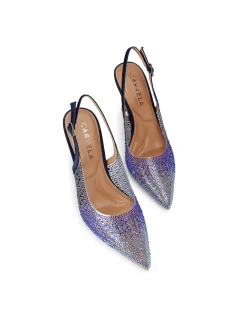 Positano Vinyl Clear Vinyl Slingback