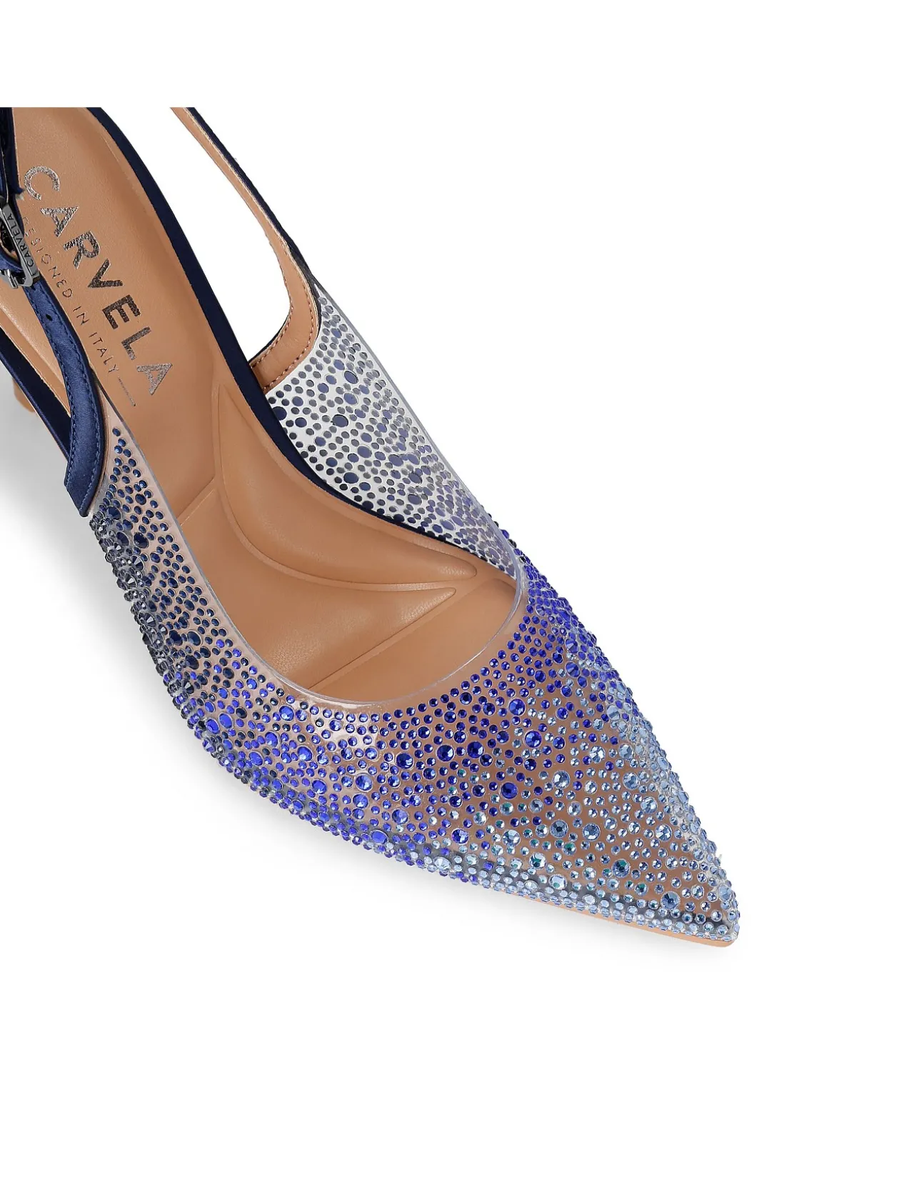 Positano Vinyl Clear Vinyl Slingback