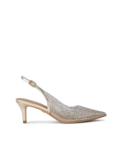 Positano Vinyl Low Clear Vinyl Slingback