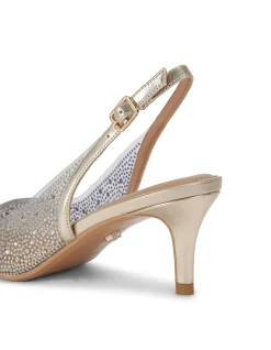 Positano Vinyl Low Clear Vinyl Slingback