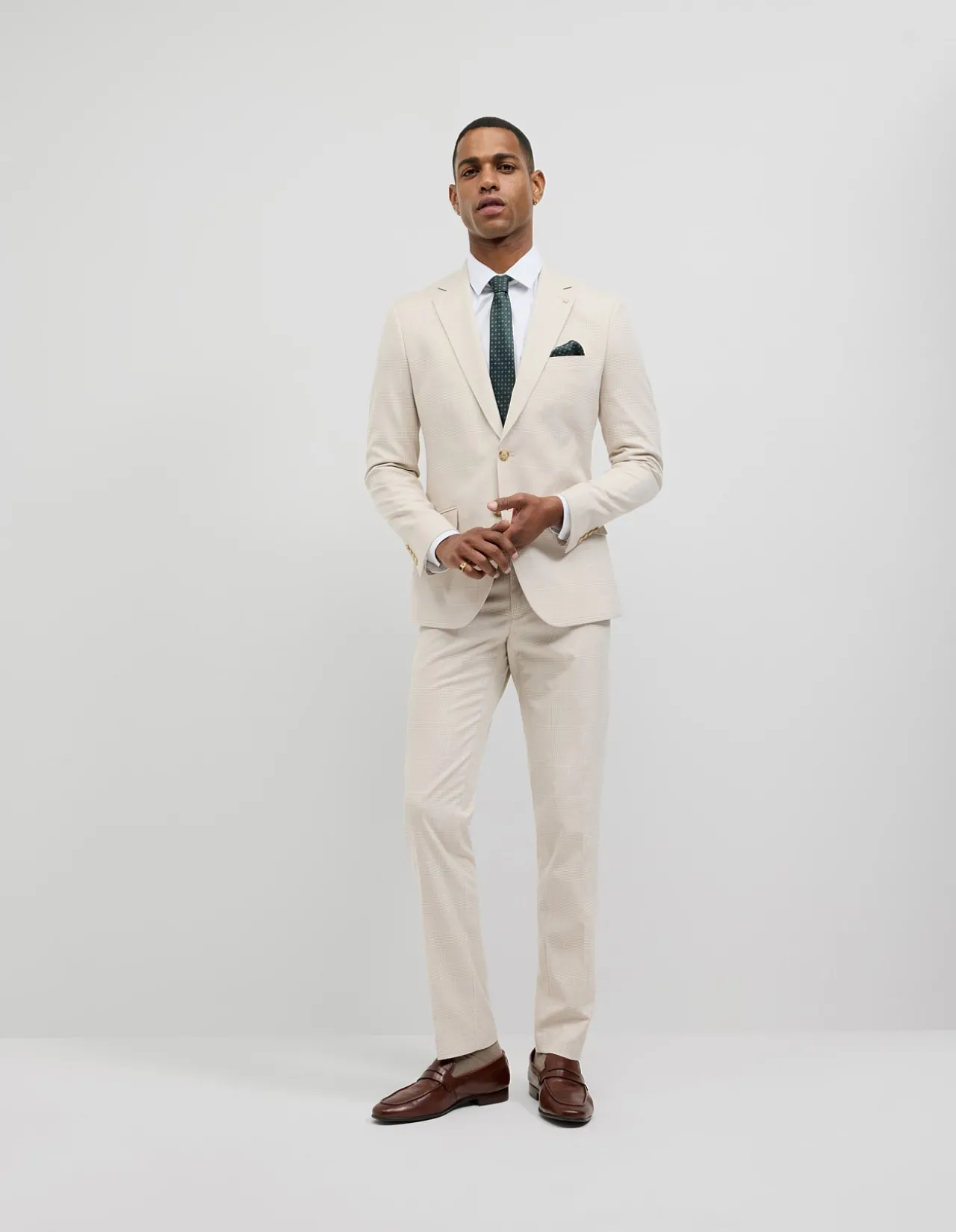 Prince of Wales Check Tailored Jacket