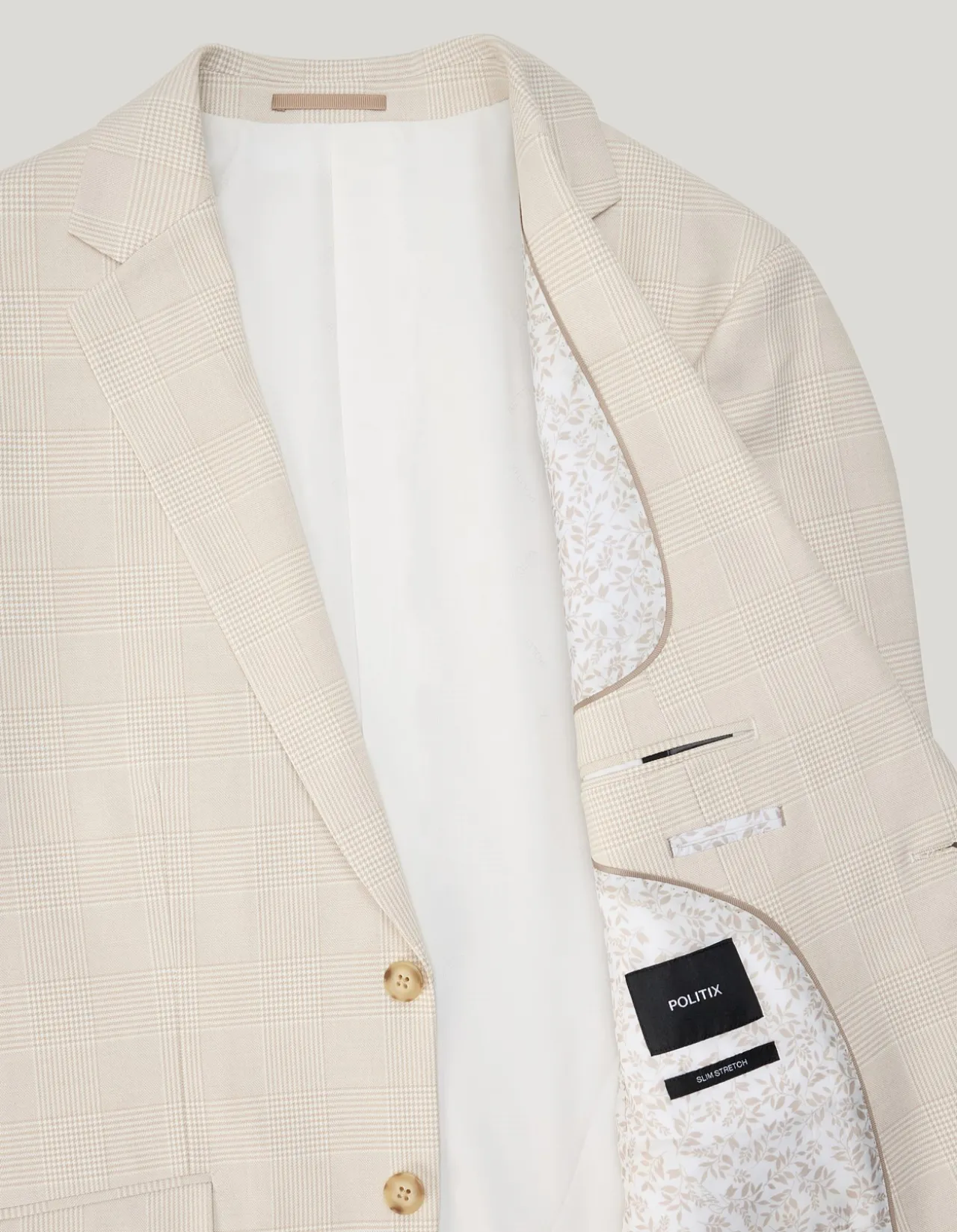 Prince of Wales Check Tailored Jacket