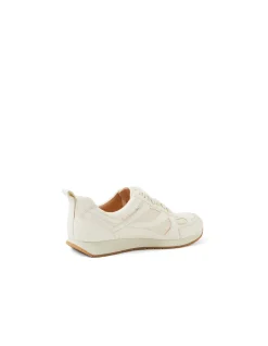 Prinko Leather Suede Lace Up Sneakers