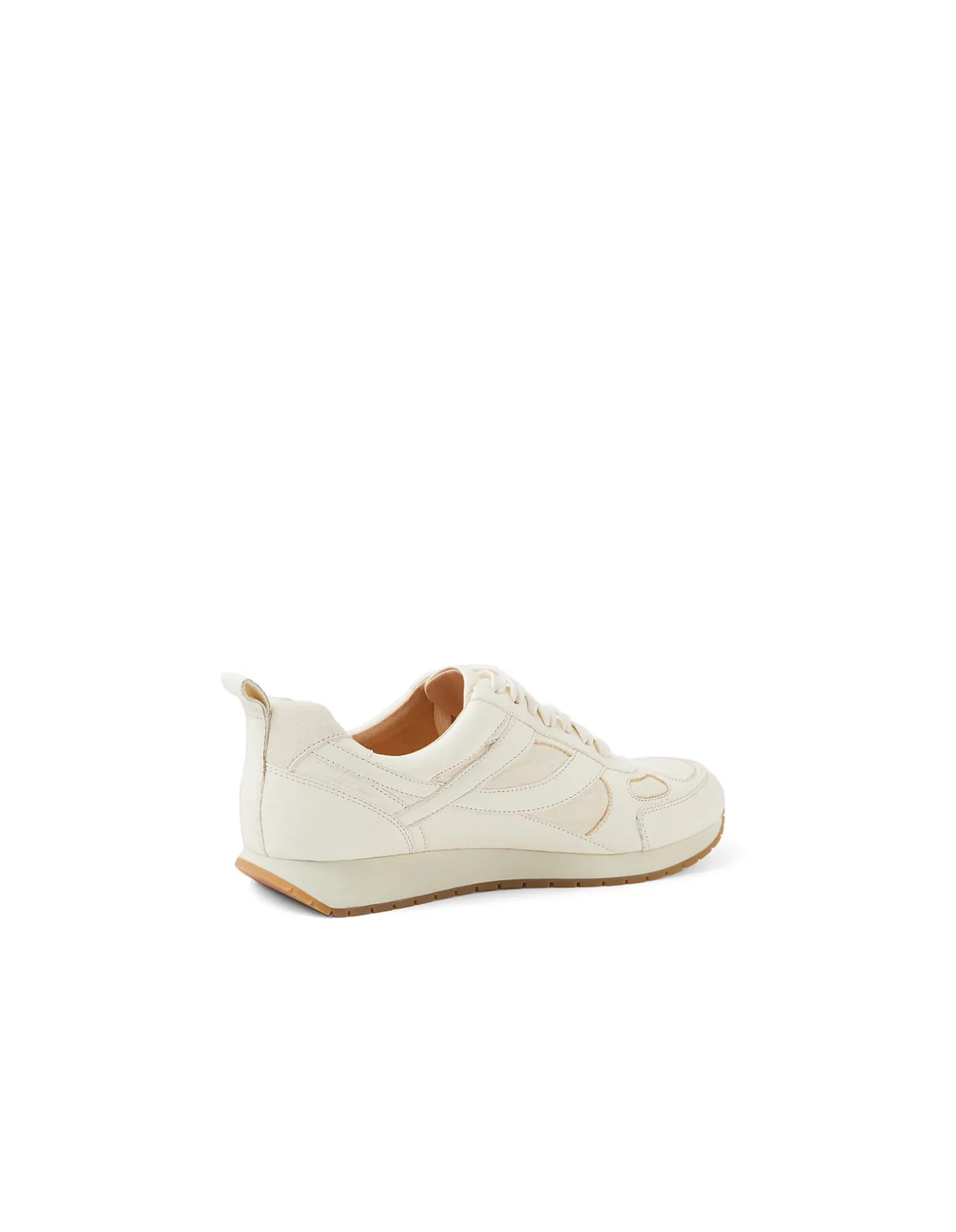 Prinko Leather Suede Lace Up Sneakers