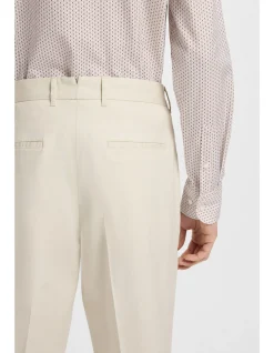 Printed Slim-fit Shirt in Cotton Twill