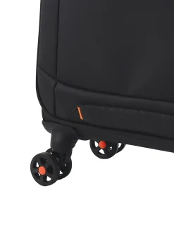 Pro Soft Shell 78cm Expandable Extra Large Suitcase Black