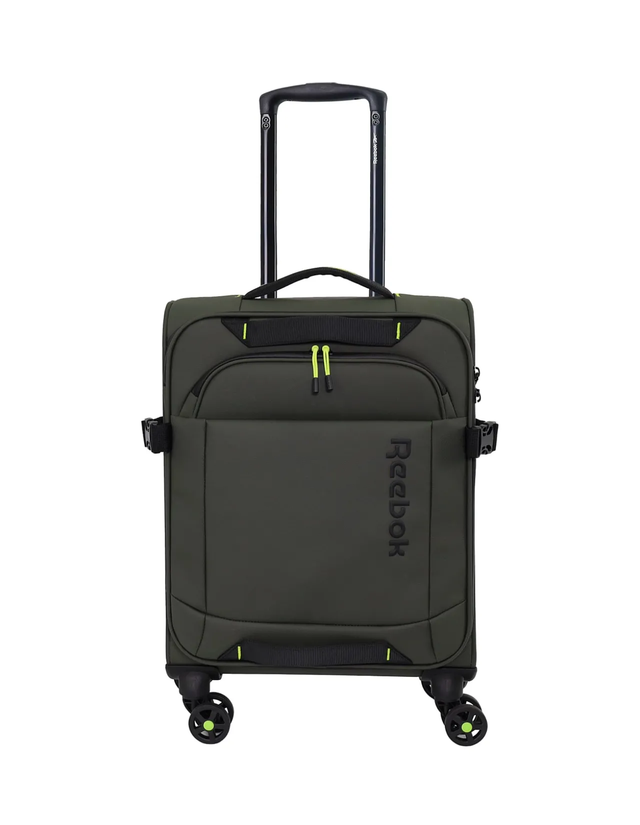 Pro Soft Shell 54cm Expandable Small Carry-On Suitcase Khaki