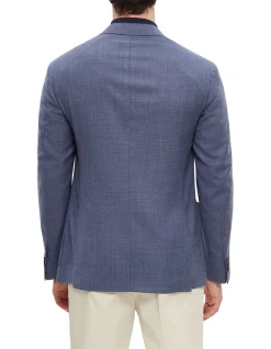 Prospect Light Hopsack Wool 110's Natural Stretch Jacket