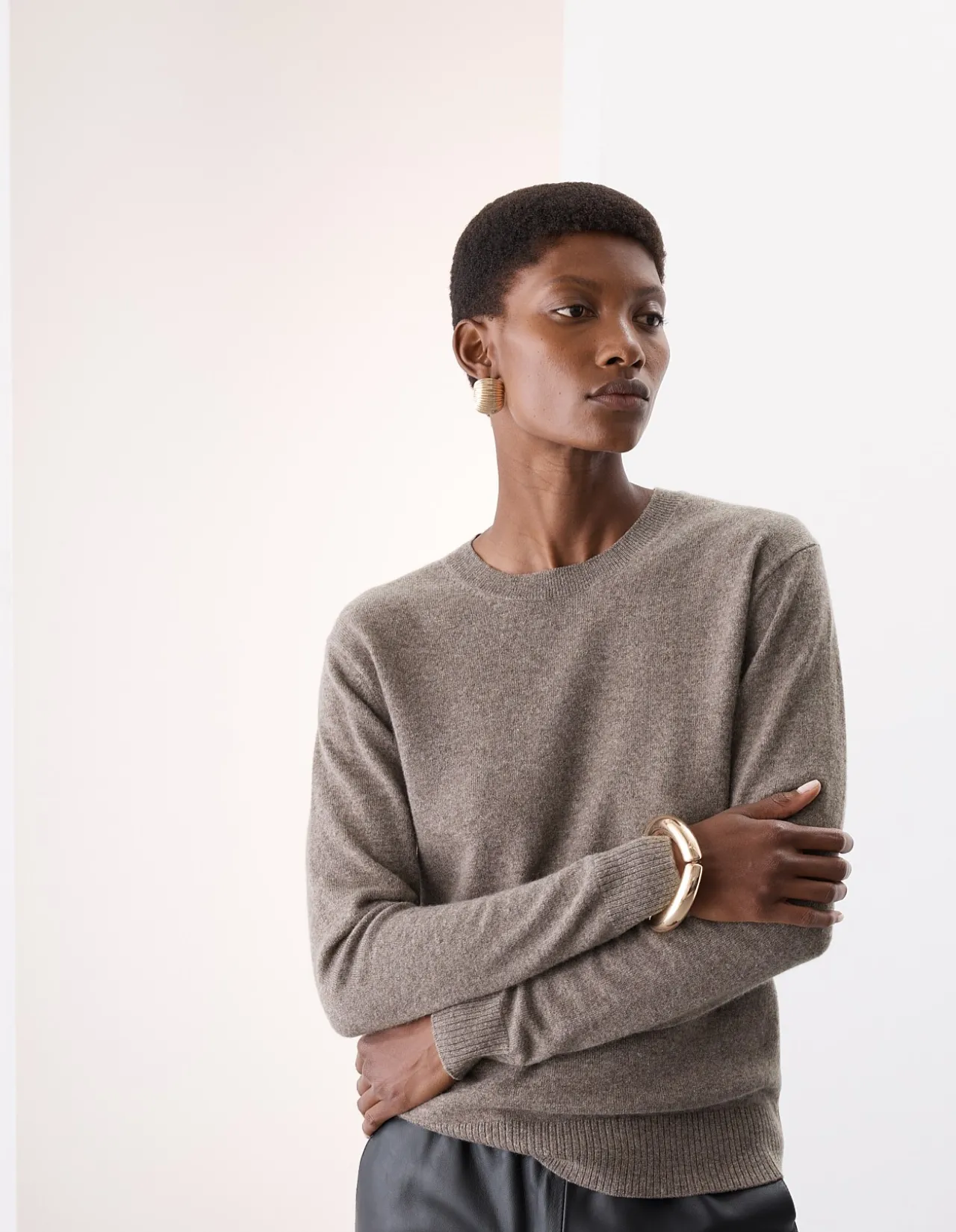 Pure Cashmere Crew Neck Jumper