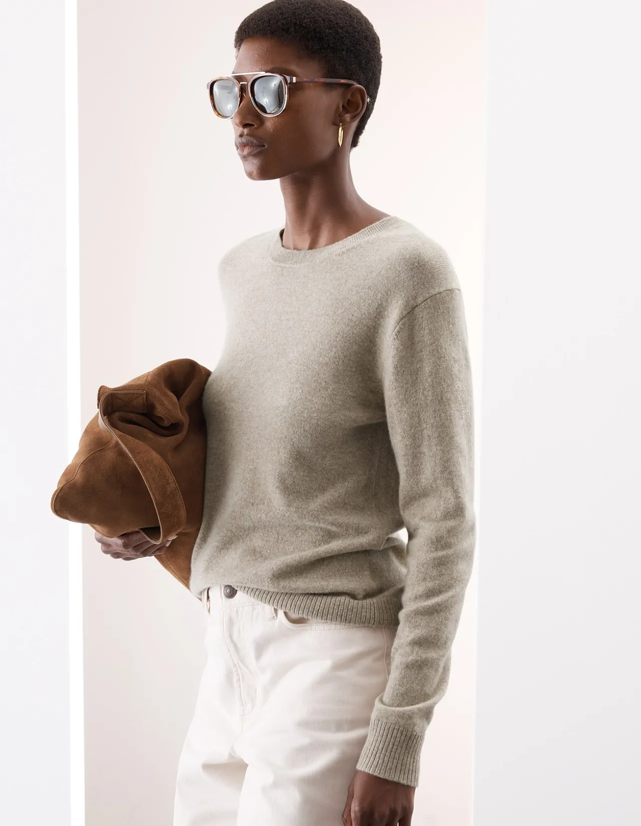Pure Cashmere Crew Neck Jumper