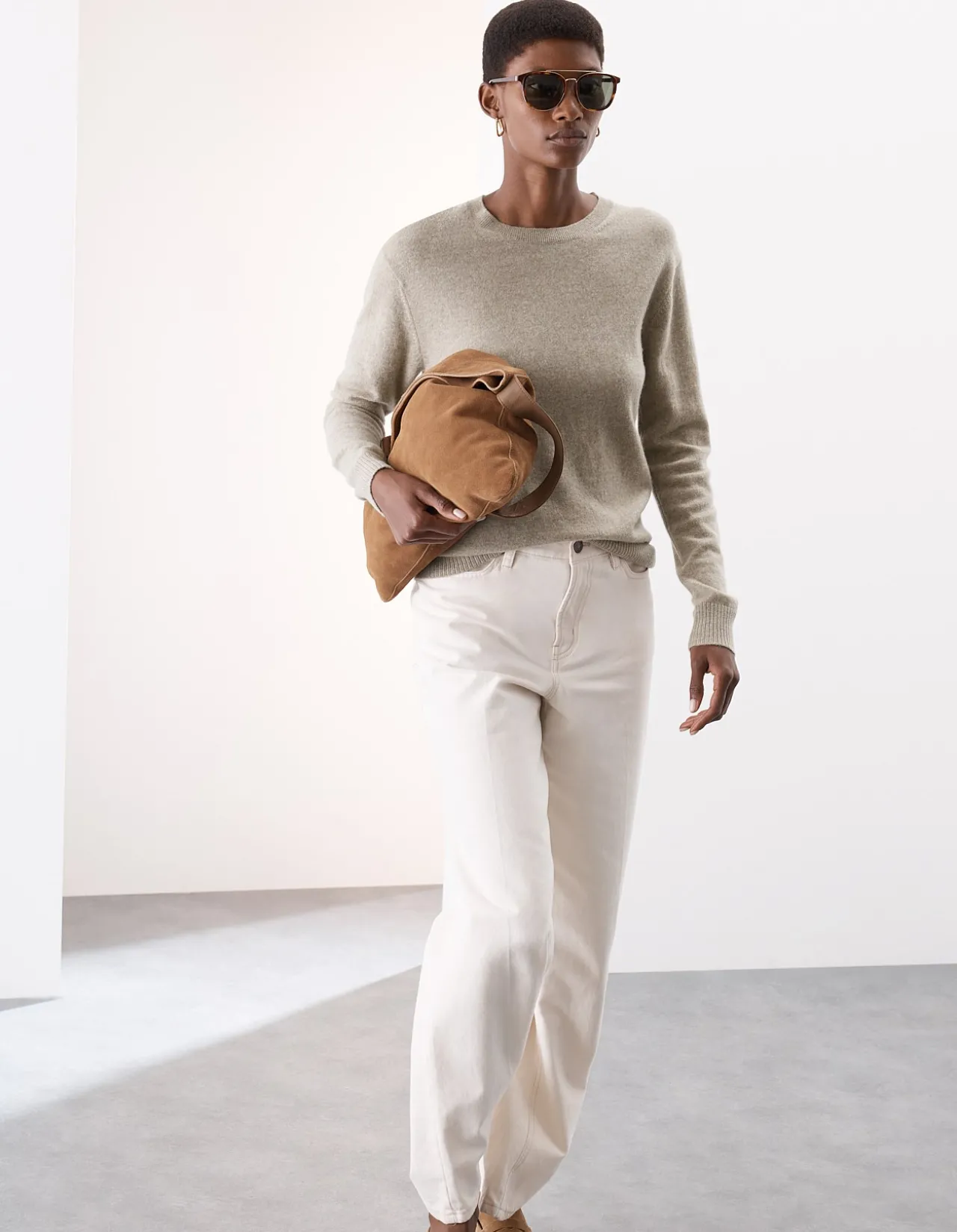 Pure Cashmere Crew Neck Jumper