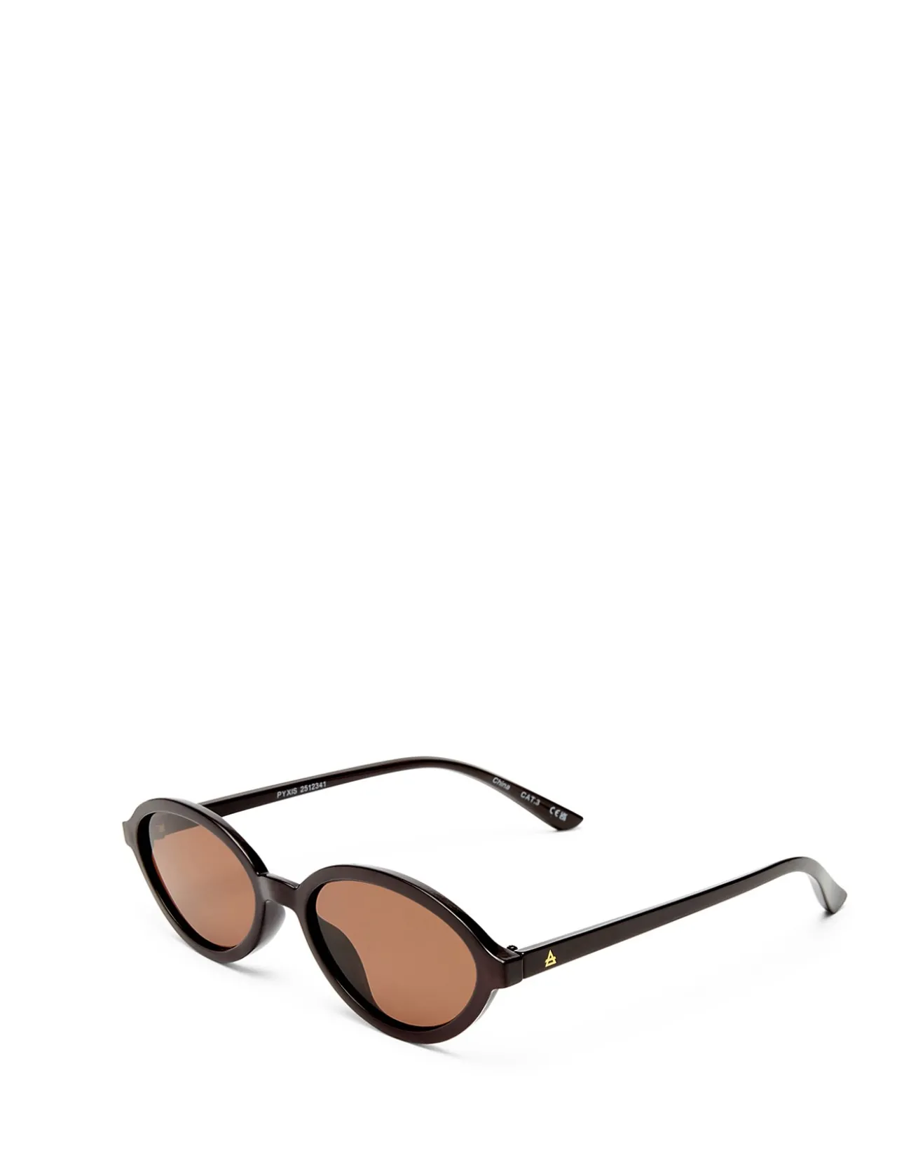 PYXIS CHOCOLATE OVAL SUNGLASSES