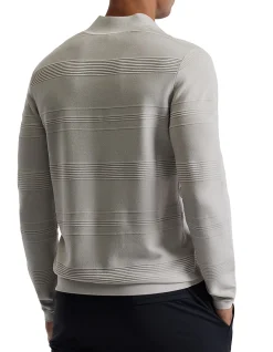 QUARTER ZIP SWEATER