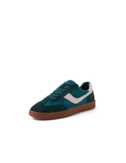Querlah Retro Lace Up Leather Sneakers