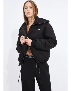 Quilted Bomber Jacket