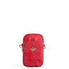 Quilted Phone Bag - Crimson