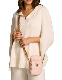 Quilted Phone Bag - Soft Pink