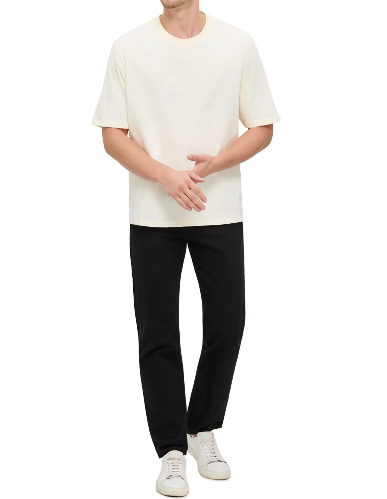 Quota Small Embossed Ami De Coeur Cotton T Shirt