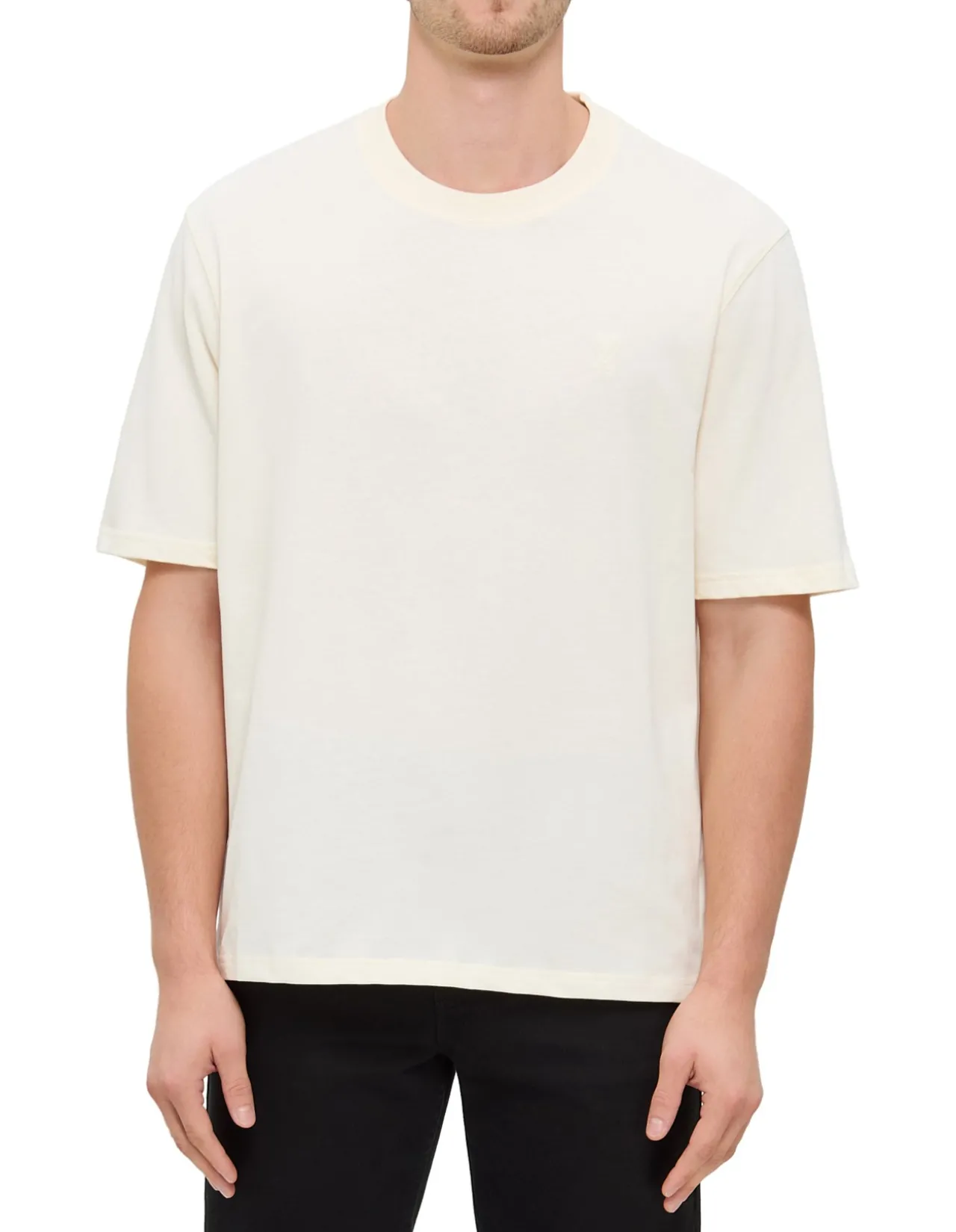 Quota Small Embossed Ami De Coeur Cotton T Shirt