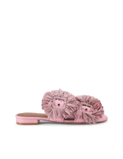 RAFFIA BUCKLE FLAT SDL
