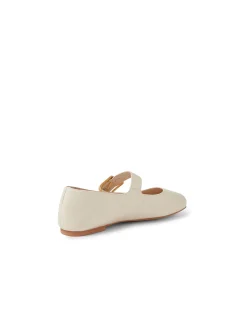 Ranilla Buckled Leather Mary Jane Flats