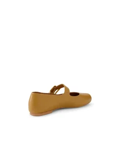 RANILLA Buckle Strap Leather Flats