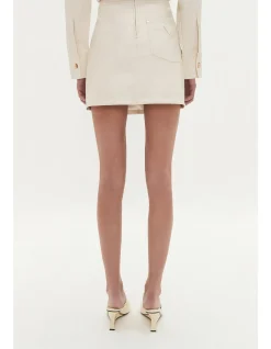 Raven Button Down Mini Skirt