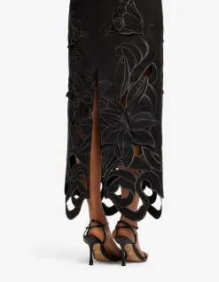 Rayna Applique Bustier Maxi Dress Ebony