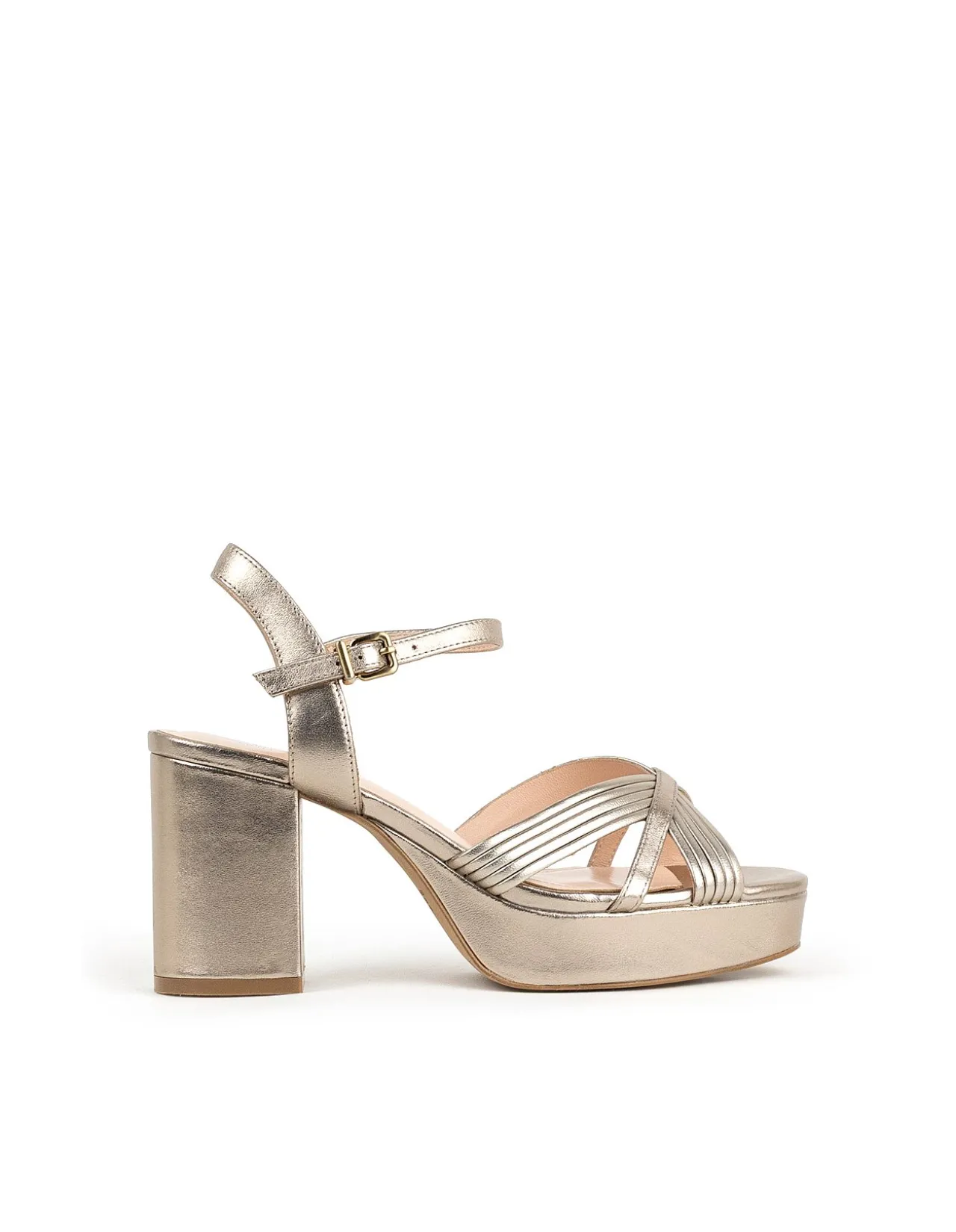 RAYNE80 STRAPPY CROSSOVER PLATFORM SANDAL